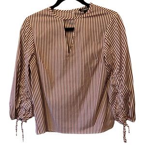 EXPRESS Striped Shift Top | Sz S